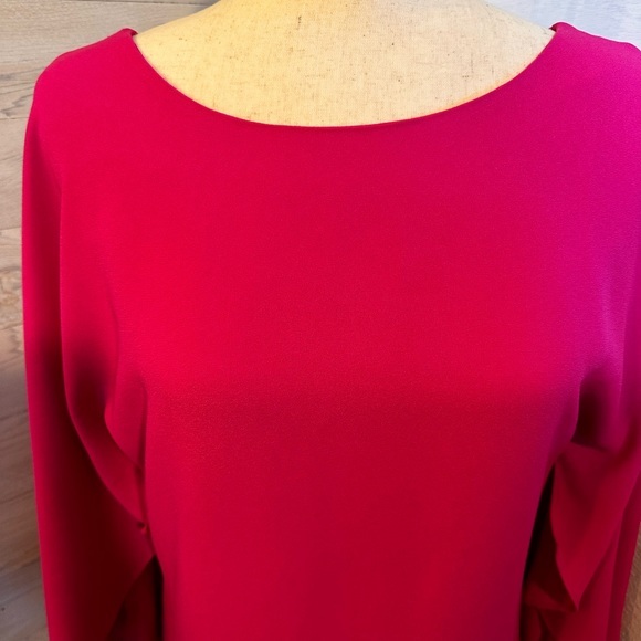 Giani Bini Barbie pink oversized XS mini lined dress‎ flowy sleeves - Picture 6 of 10